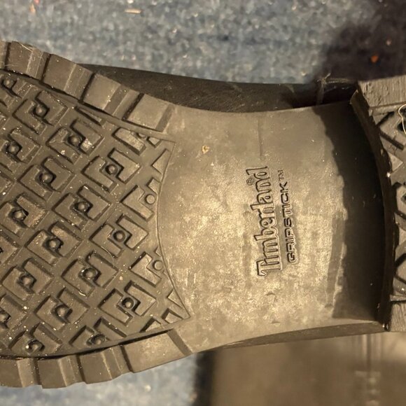 Timberland Black Leather Boots Size 9 - Picture 8 of 9